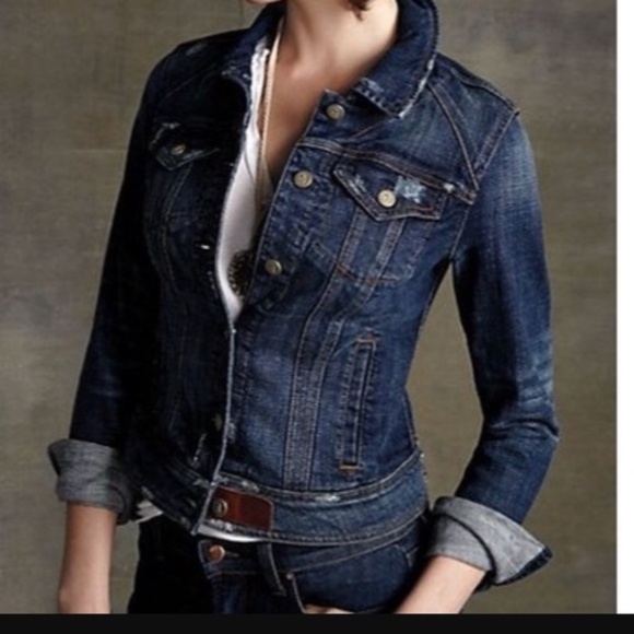 Like-New Classic Pilcro/Anthropologie Jean Jacket - Picture 3 of 13